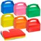 24 Pack Rainbow Gable Boxes for Party Favors, Colorful Birthday Goodie Boxes, Treats, Small Gifts (6 Colors, 6 x 3.5 x 3.6 in)